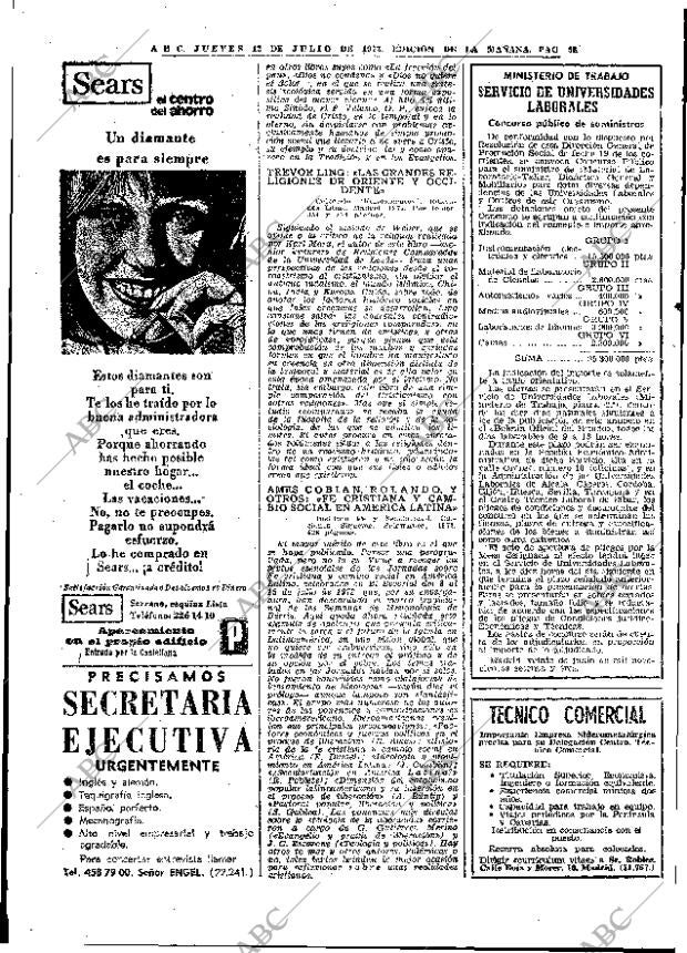 ABC MADRID 12-07-1973 página 58
