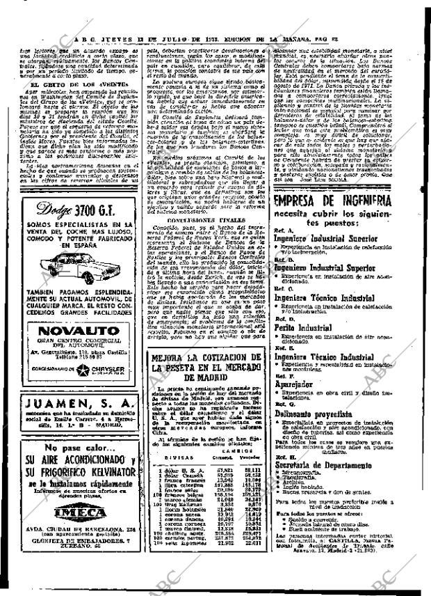 ABC MADRID 12-07-1973 página 62