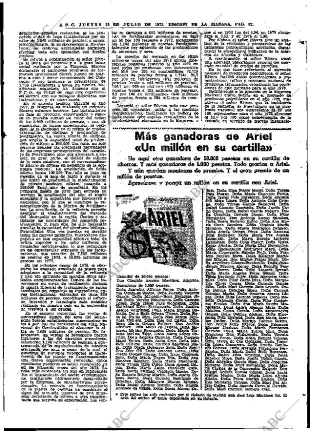 ABC MADRID 12-07-1973 página 67