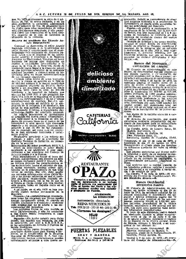 ABC MADRID 12-07-1973 página 68