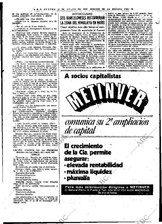 ABC MADRID 12-07-1973 página 73