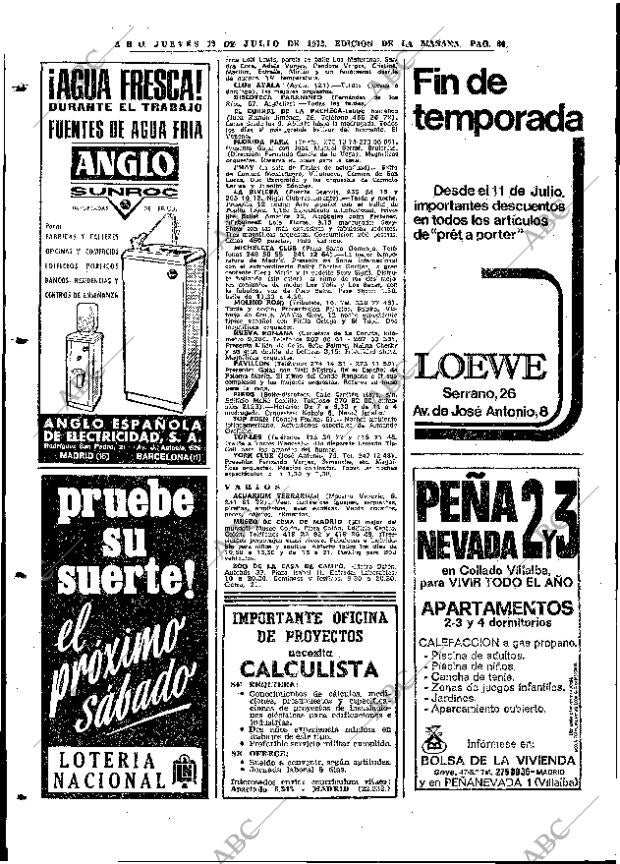 ABC MADRID 12-07-1973 página 86