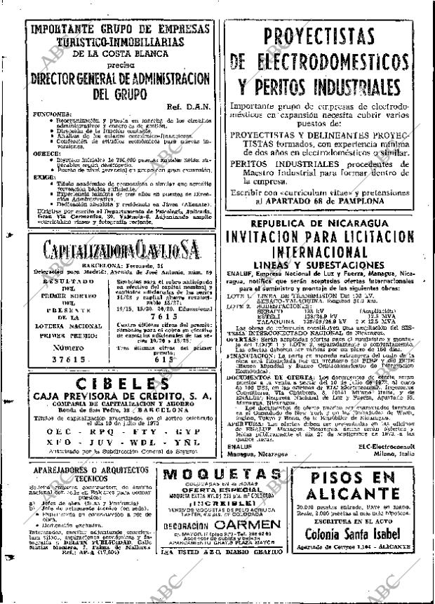 ABC MADRID 14-07-1973 página 100