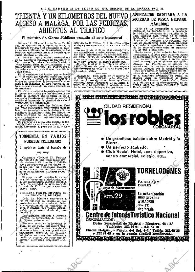 ABC MADRID 14-07-1973 página 37