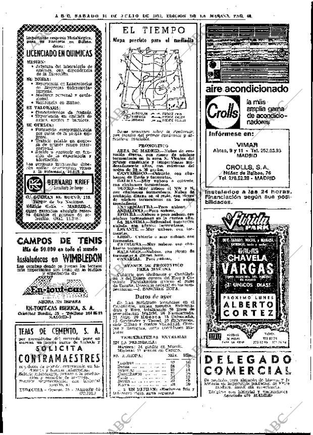 ABC MADRID 14-07-1973 página 40