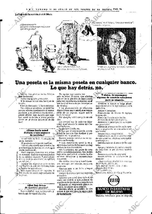 ABC MADRID 14-07-1973 página 74