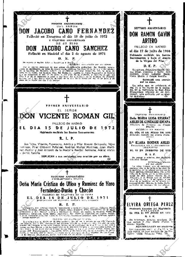 ABC MADRID 15-07-1973 página 100