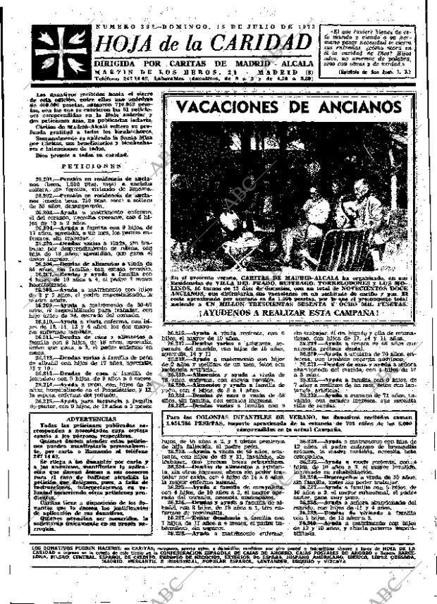 ABC MADRID 15-07-1973 página 15