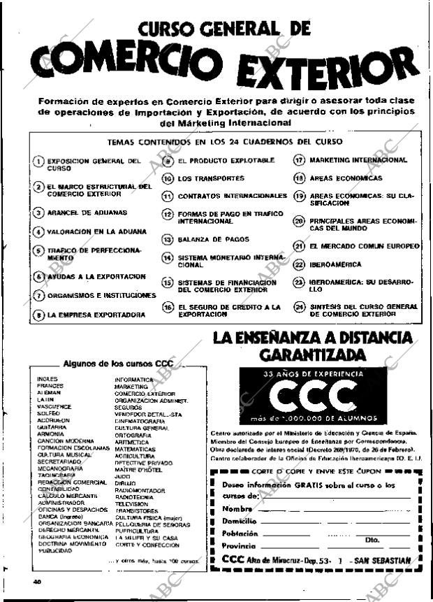 ABC MADRID 15-07-1973 página 160