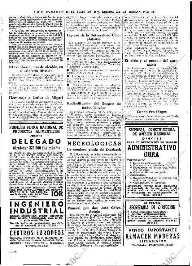 ABC MADRID 15-07-1973 página 46