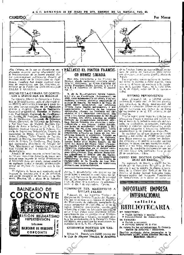 ABC MADRID 15-07-1973 página 52