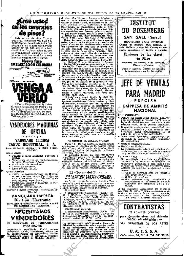 ABC MADRID 15-07-1973 página 66