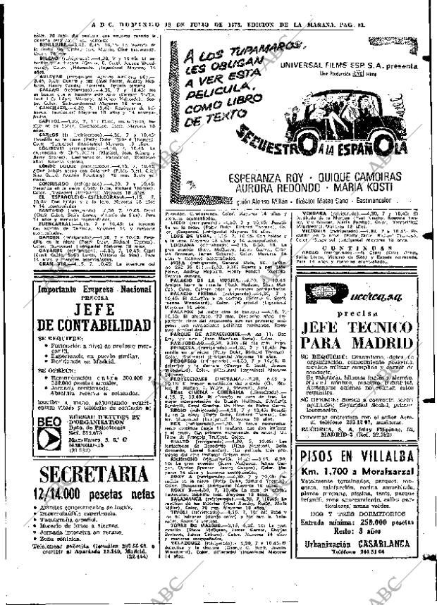 ABC MADRID 15-07-1973 página 81