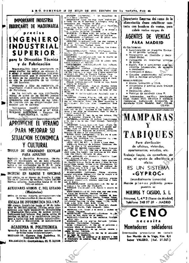 ABC MADRID 15-07-1973 página 82