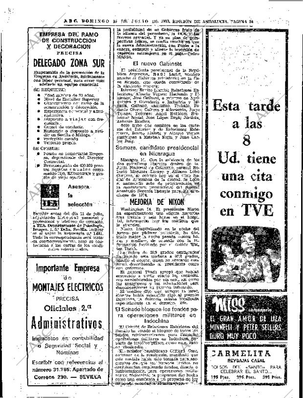 ABC SEVILLA 15-07-1973 página 24