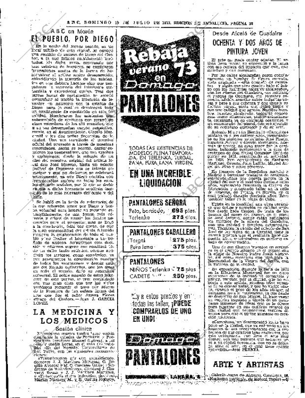 ABC SEVILLA 15-07-1973 página 36