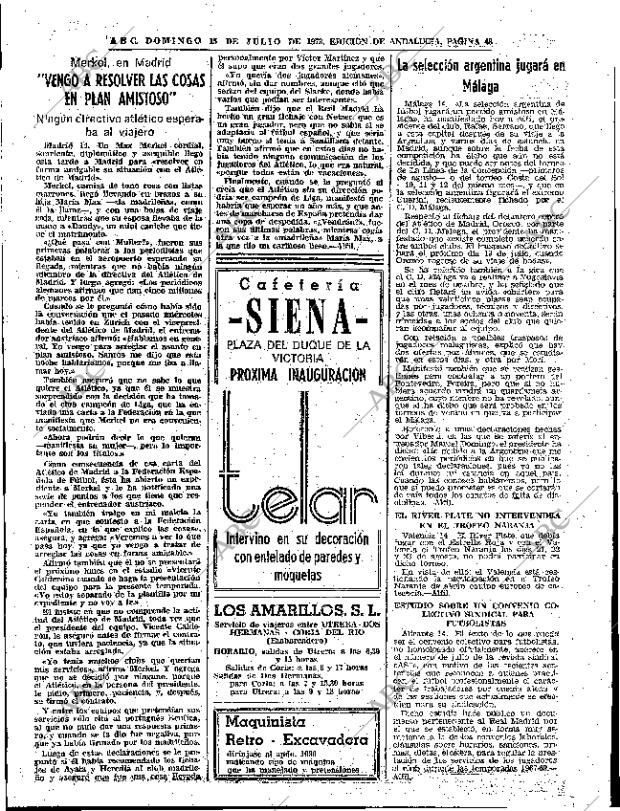 ABC SEVILLA 15-07-1973 página 43