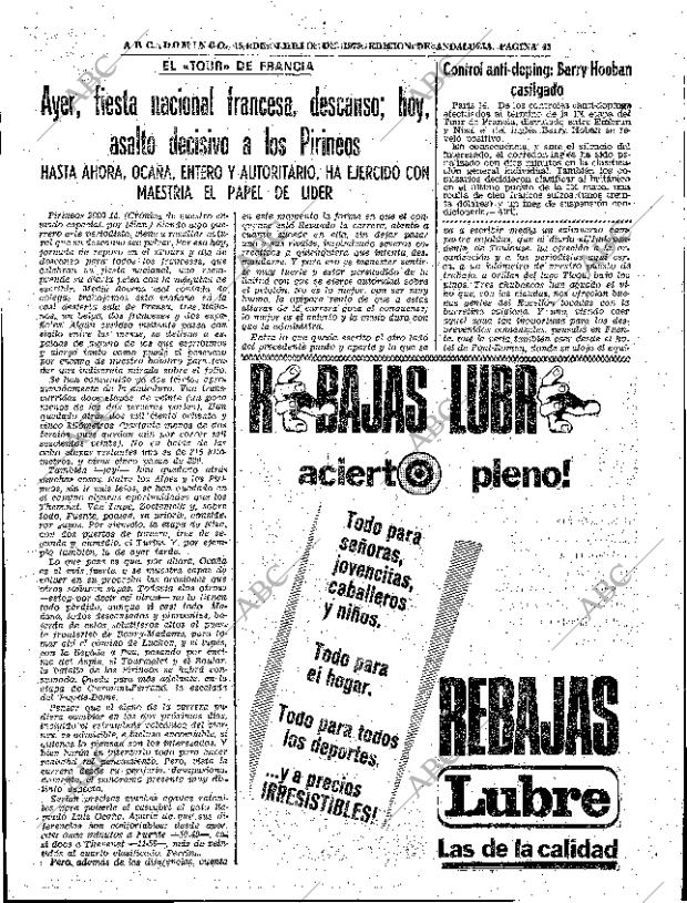 ABC SEVILLA 15-07-1973 página 45