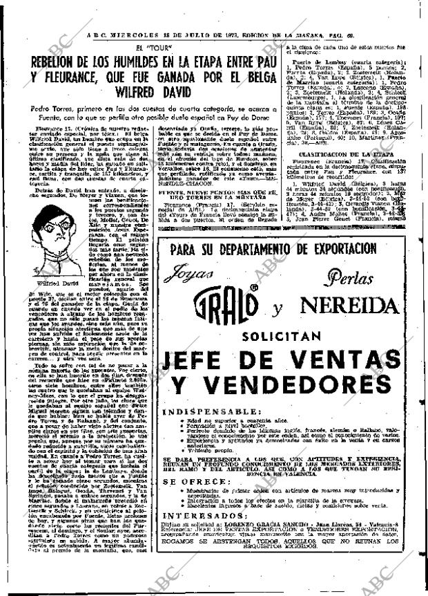 ABC MADRID 18-07-1973 página 69