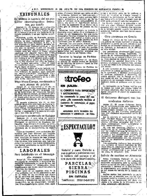 ABC SEVILLA 18-07-1973 página 36