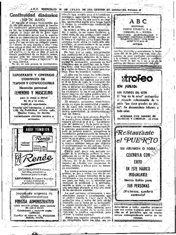 ABC SEVILLA 18-07-1973 página 37