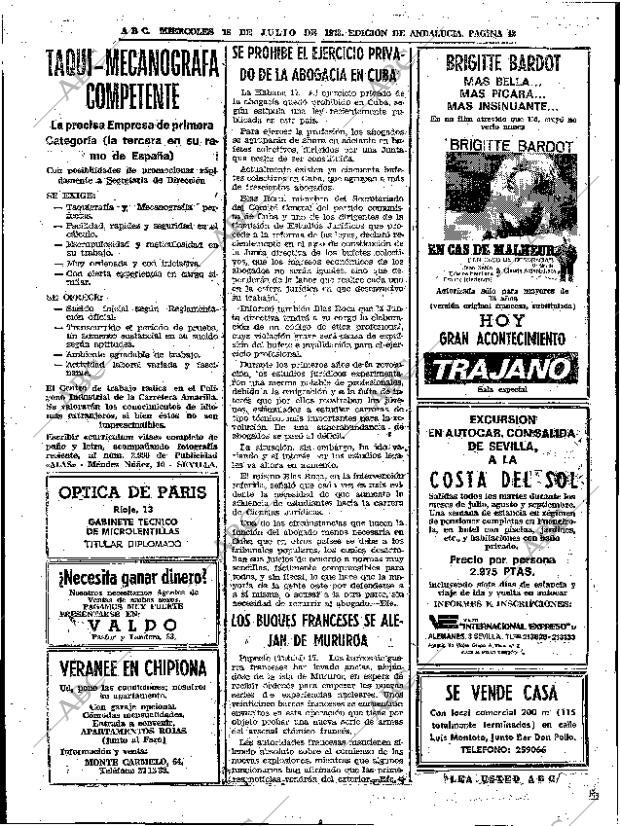 ABC SEVILLA 18-07-1973 página 42