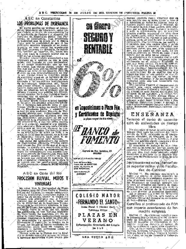 ABC SEVILLA 18-07-1973 página 58