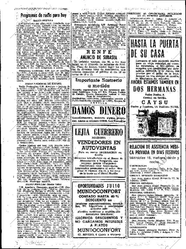 ABC SEVILLA 18-07-1973 página 74