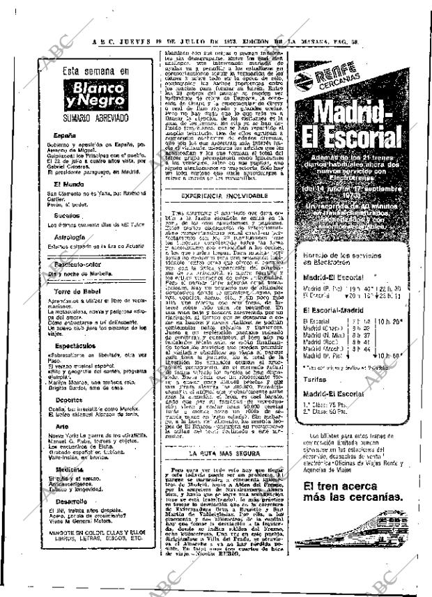 ABC MADRID 19-07-1973 página 58