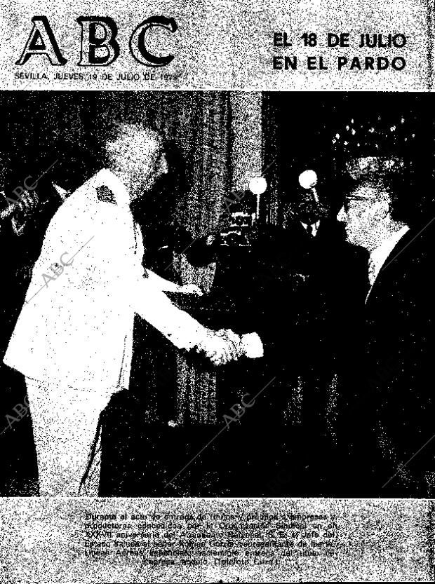 ABC SEVILLA 19-07-1973 página 1