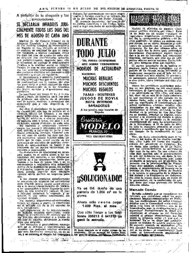 ABC SEVILLA 19-07-1973 página 36