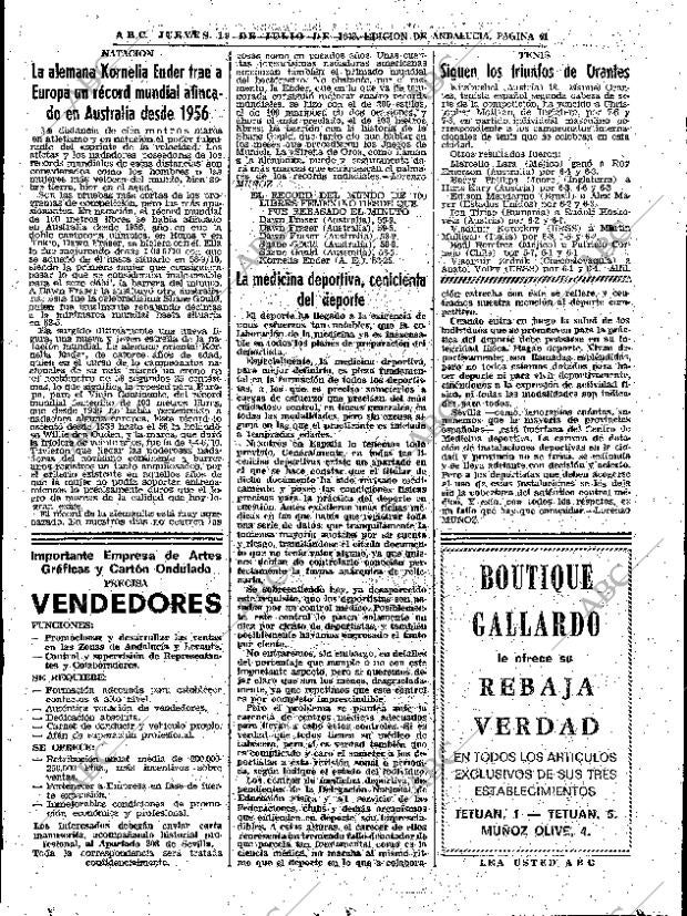 ABC SEVILLA 19-07-1973 página 61