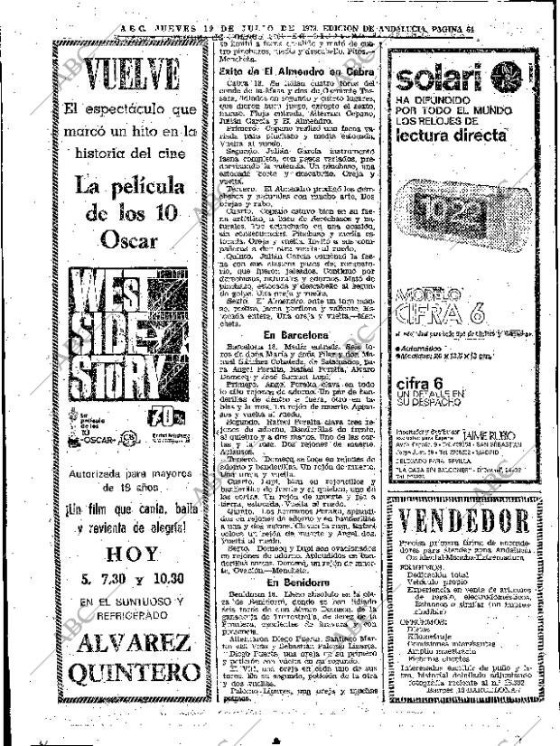 ABC SEVILLA 19-07-1973 página 64