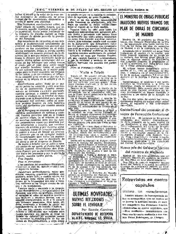 ABC SEVILLA 20-07-1973 página 34