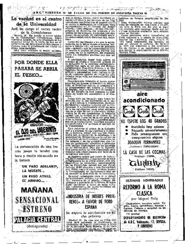 ABC SEVILLA 20-07-1973 página 35