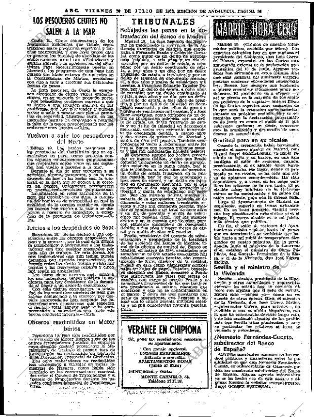 ABC SEVILLA 20-07-1973 página 36