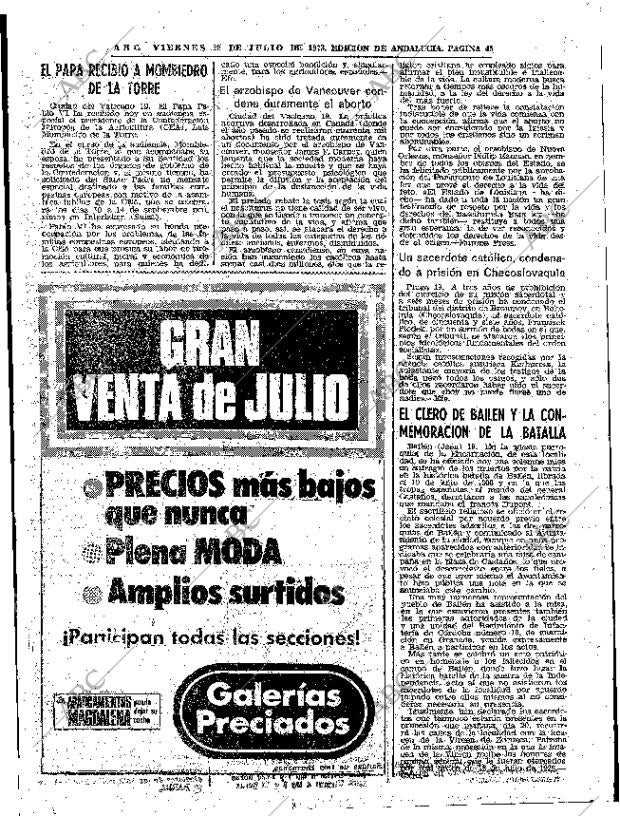 ABC SEVILLA 20-07-1973 página 45