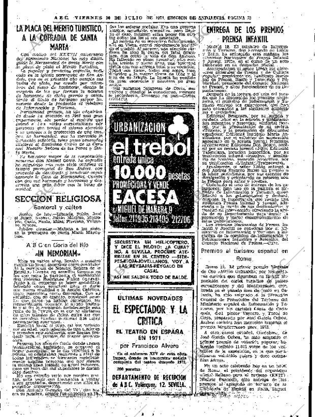 ABC SEVILLA 20-07-1973 página 53