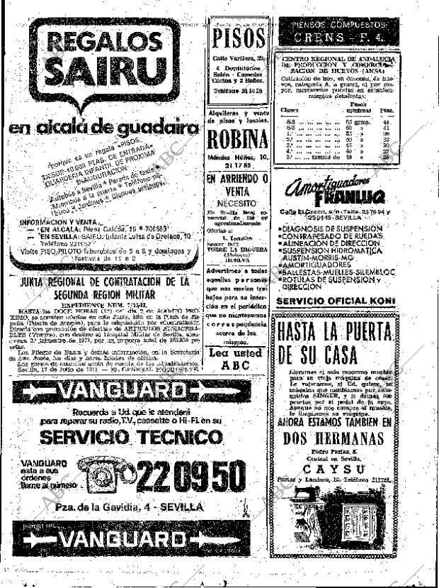 ABC SEVILLA 20-07-1973 página 71
