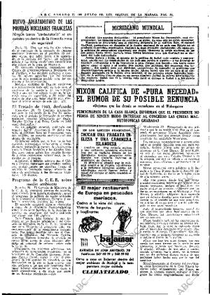 ABC MADRID 21-07-1973 página 25
