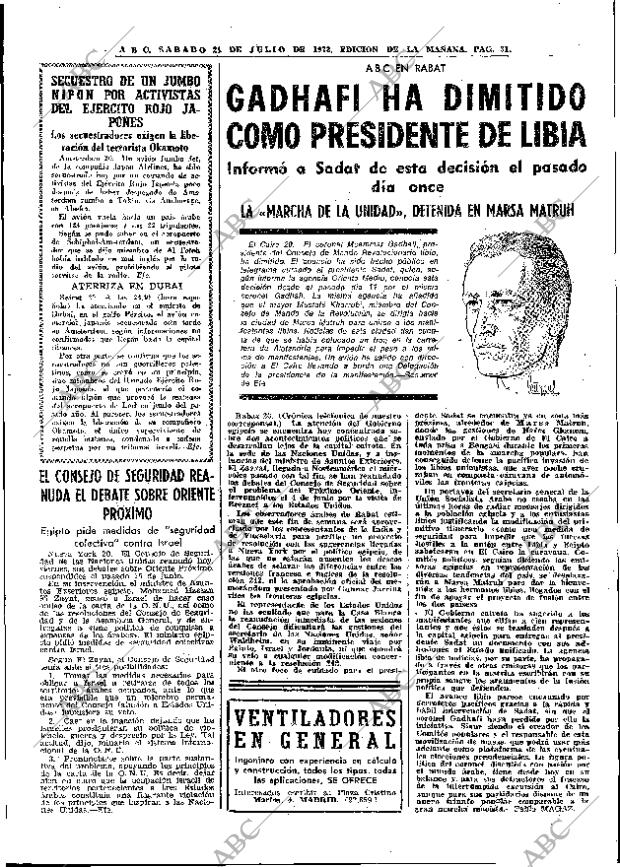 ABC MADRID 21-07-1973 página 27