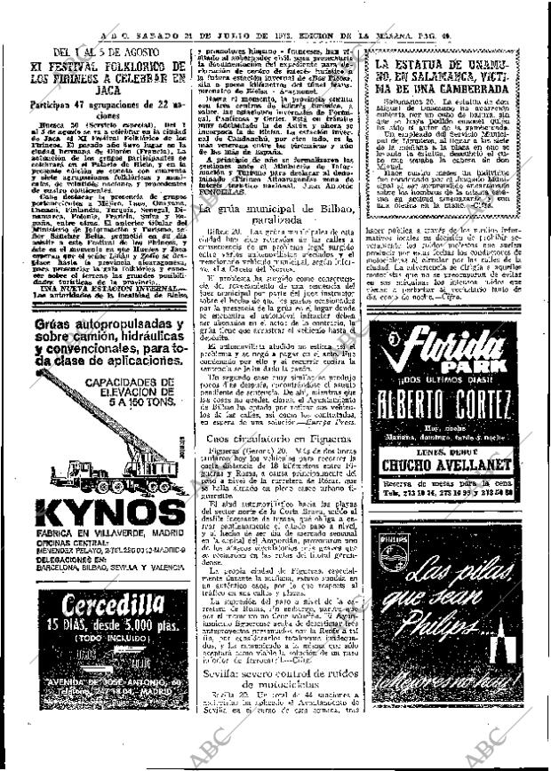 ABC MADRID 21-07-1973 página 36