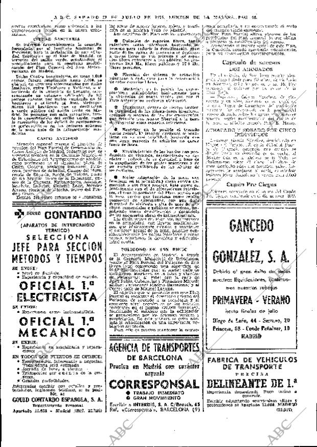 ABC MADRID 21-07-1973 página 40