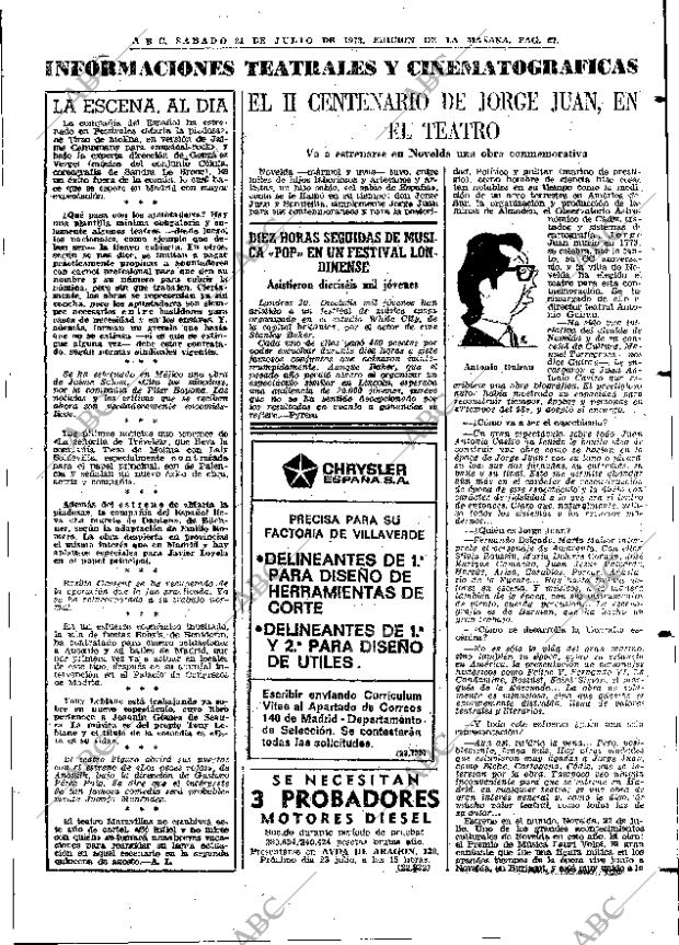ABC MADRID 21-07-1973 página 63