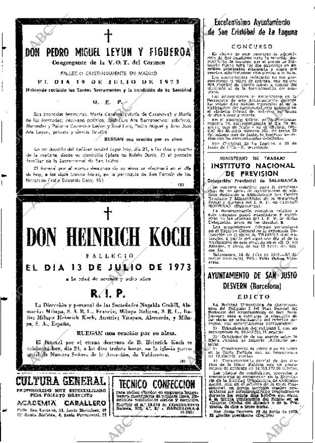 ABC MADRID 21-07-1973 página 80