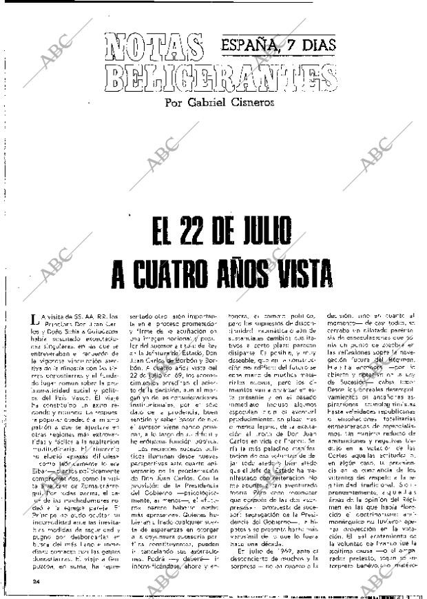 BLANCO Y NEGRO MADRID 21-07-1973 página 24
