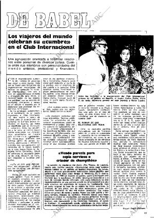 BLANCO Y NEGRO MADRID 21-07-1973 página 63