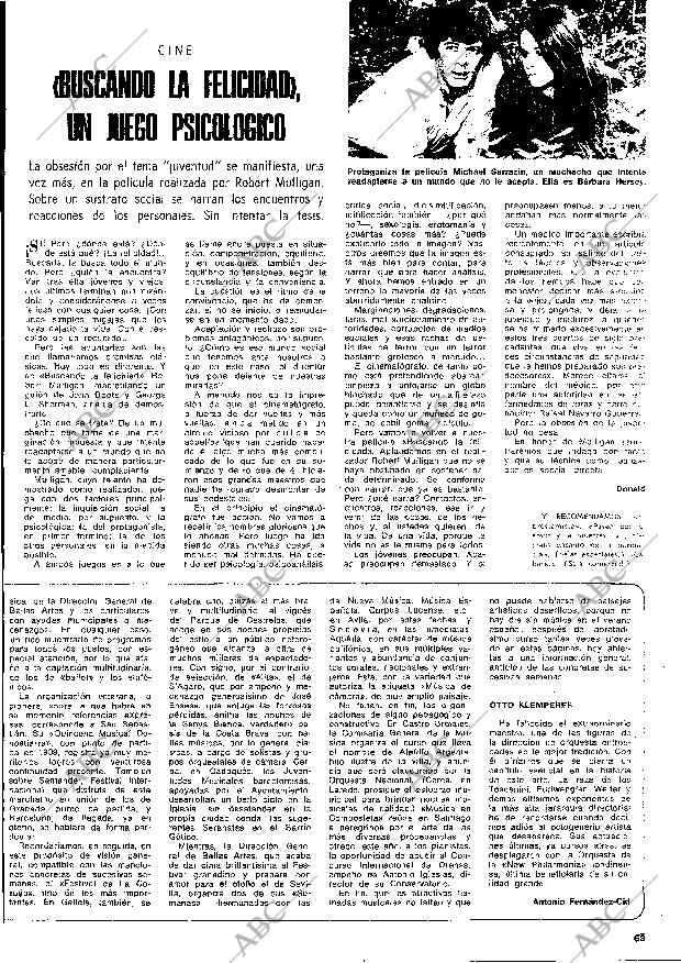 BLANCO Y NEGRO MADRID 21-07-1973 página 69
