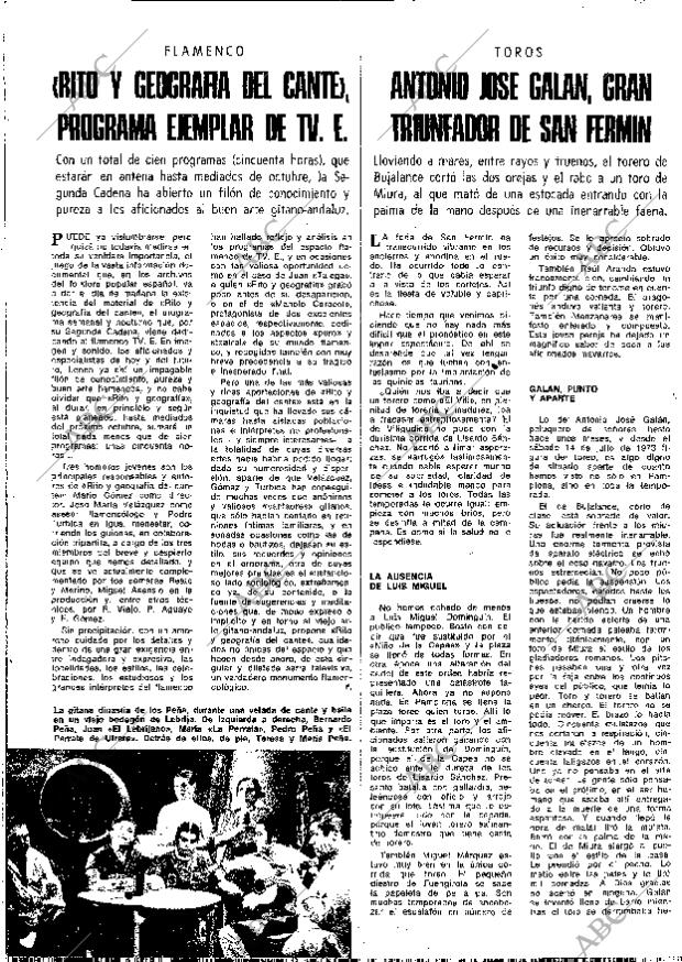BLANCO Y NEGRO MADRID 21-07-1973 página 70