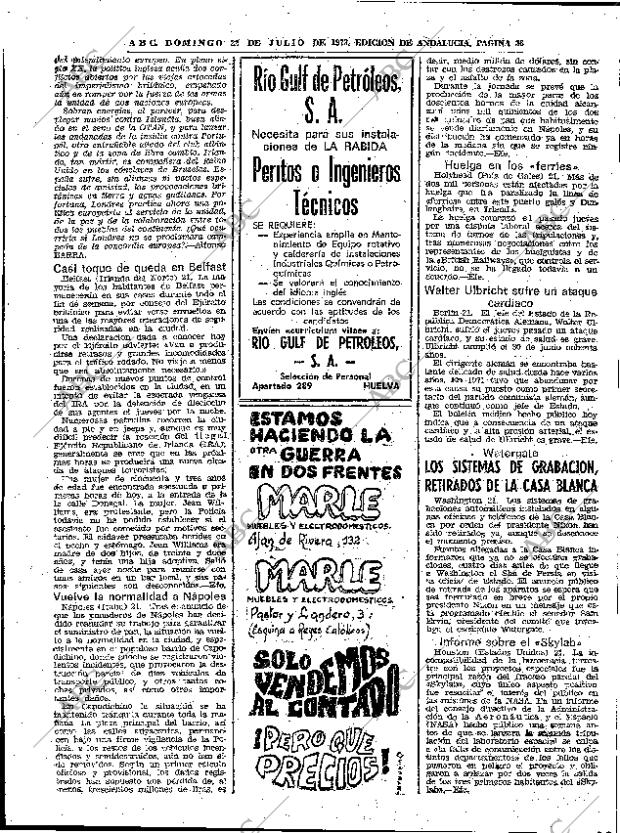 ABC SEVILLA 22-07-1973 página 36